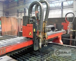 Maschine: ZAKMET FIRECUT 1325 13000 X 2500 Gasplasmaschneider CNC